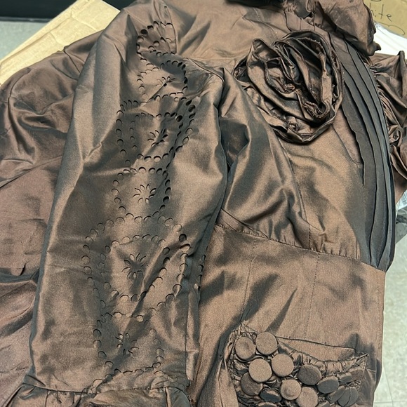 Chez Vouzde France long sleeves Ruffle jacket - Picture 12 of 13